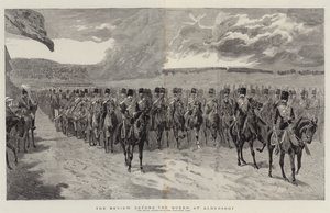 La Revue devant la Reine à Aldershot